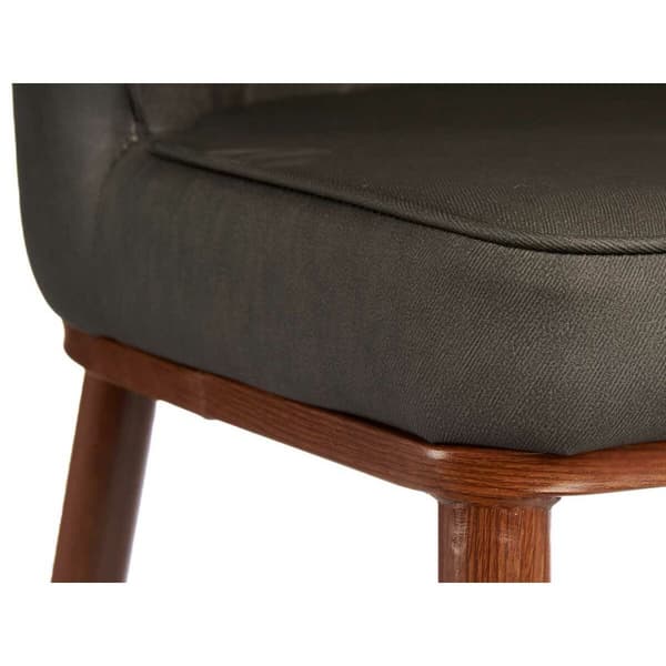 Lænestol Romber Sort Grå Stål 52 x 90 x 43 cm (2 enheder)