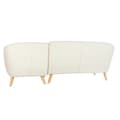 Miniatyrbillede 3 af 7: Chaise lonngue sofa DKD Home Decor Flødefarvet Gummitræ 226 x 144 x 84 cm