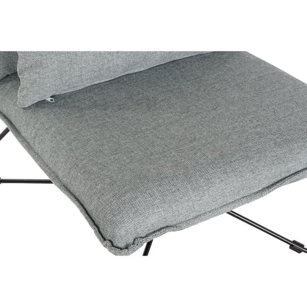 Lænestol Home ESPRIT Sort Grøn Metal 66 x 78 x 75 cm