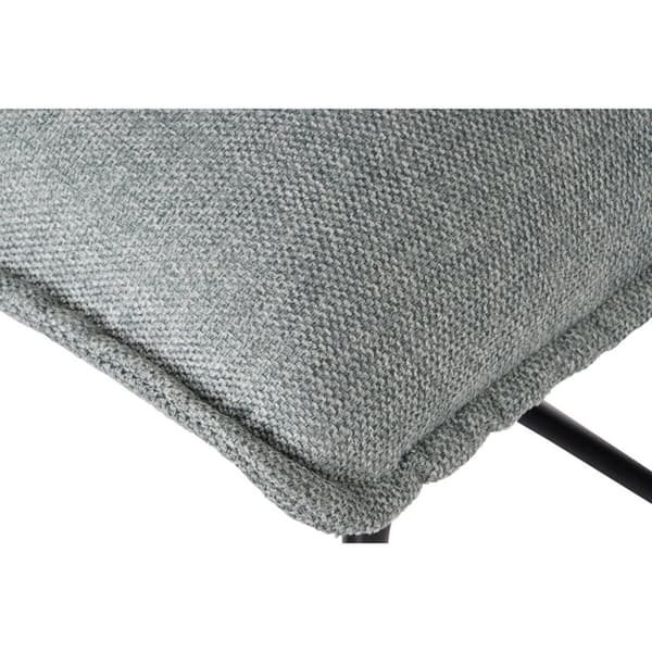 Lænestol Home ESPRIT Sort Grøn Metal 66 x 71 x 77 cm