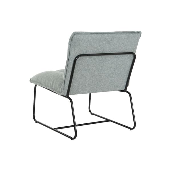 Lænestol Home ESPRIT Sort Grøn Metal 66 x 71 x 77 cm