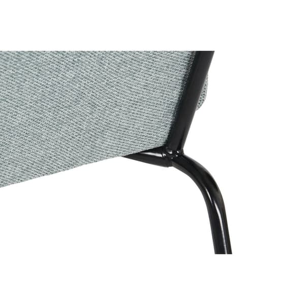 Lænestol Home ESPRIT Sort Grøn Metal 66 x 71 x 77 cm
