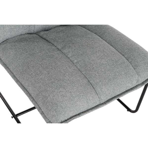 Lænestol Home ESPRIT Sort Grøn Metal 66 x 71 x 77 cm