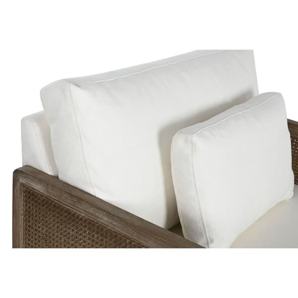 Lænestol Home ESPRIT Hvid Natur 93 x 86 x 88 cm
