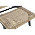 Miniatyrbilde 3 av 3: Lenestol DKD Home Decor Svart Naturell Tre Teak 65 x 78 x 68 cm