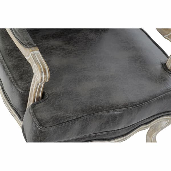 Lenestol DKD Home Decor Brun Naturell 70 x 66 x 94 cm