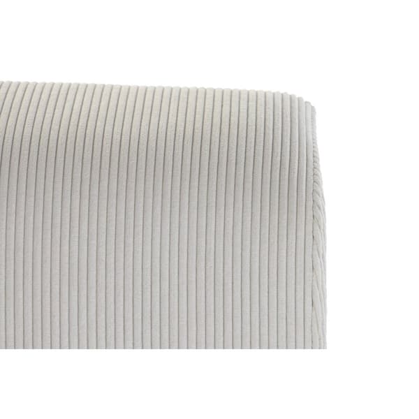 Lenestol DKD Home Decor Svart Polyester Hvit Jern (64 x 74 x 79 cm)