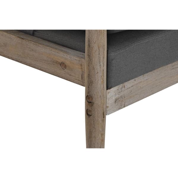 Lenestol DKD Home Decor Mørke Grå Gran Plast 68 x 69 x 89 cm 67 x 70 x 89 cm