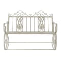 Miniatyrbilde 6 av 6: Gyngestol DKD Home Decor Metall Aluminium Hvit (118 x 90 x 92 cm)