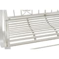 Miniatyrbilde 2 av 6: Gyngestol DKD Home Decor Metall Aluminium Hvit (118 x 90 x 92 cm)
