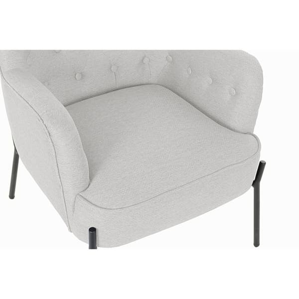 Lenestol DKD Home Decor Svart Beige Metall 65 x 73 x 79,5 cm