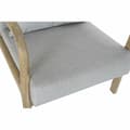 Pikkukuva 2 / 3: Nojatuoli DKD Home Decor Harmaa Polyesteri Pellava Kumipuu (65 x 83 x 74 cm)