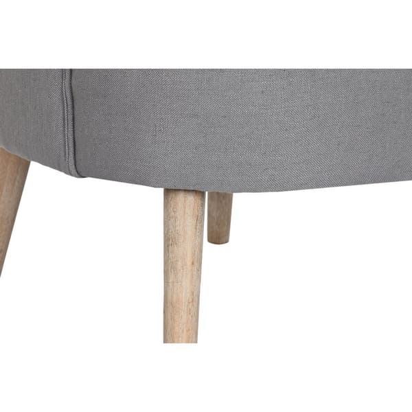Nojatuoli DKD Home Decor Kuusi Polyesteri Tumman harmaa (66 x 70 x 88 cm)