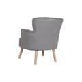 Pikkukuva 2 / 3: Nojatuoli DKD Home Decor Kuusi Polyesteri Tumman harmaa (66 x 70 x 88 cm)