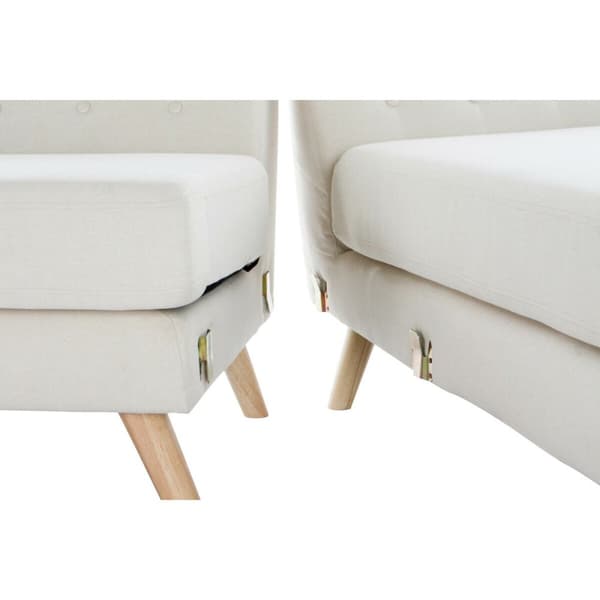 Divaanisohva DKD Home Decor Kerma Kumipuu 226 x 144 x 84 cm