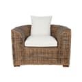 Pikkukuva 1 / 6: Nojatuoli Home ESPRIT Luonnollinen Tummanruskea 100 x 85 x 68 cm