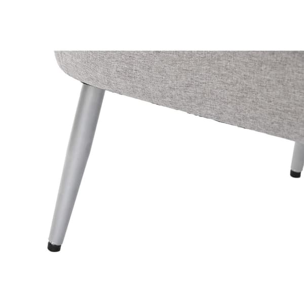Nojatuoli Home ESPRIT Harmaa Hopeinen 71 x 68 x 81 cm