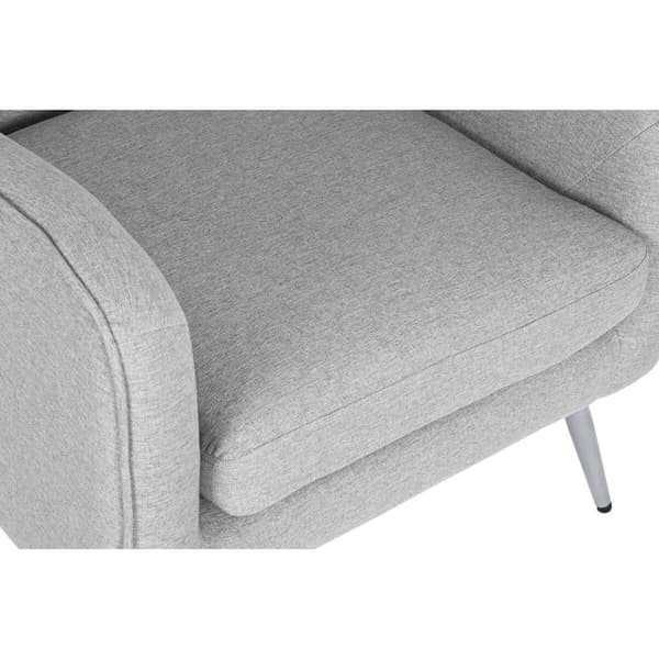 Nojatuoli Home ESPRIT Harmaa Hopeinen 71 x 68 x 81 cm