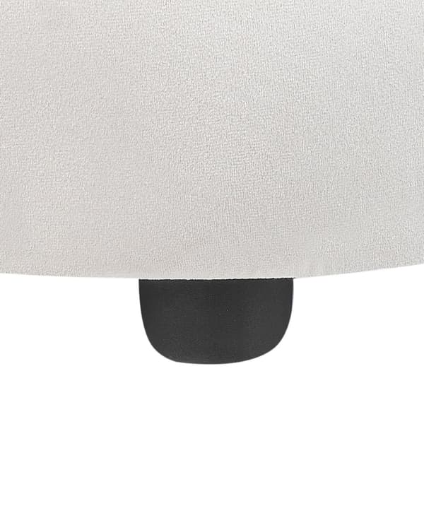 Lasten nojatuoli beige samettiverhoilu kruunu pyöreä lastenhuoneen moderni