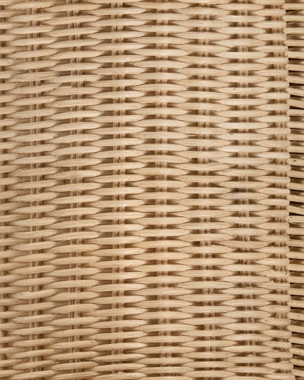 Børne Gyngestol Lys Rattan Stol til Børn med Flet Hest Design Moderne Rattanstol til Børneværelse Gyngehest med Ryglæn