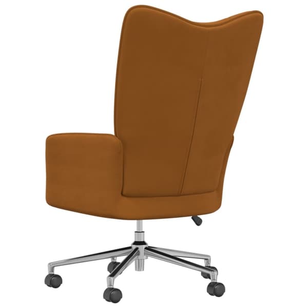 Vilstol brun sammet