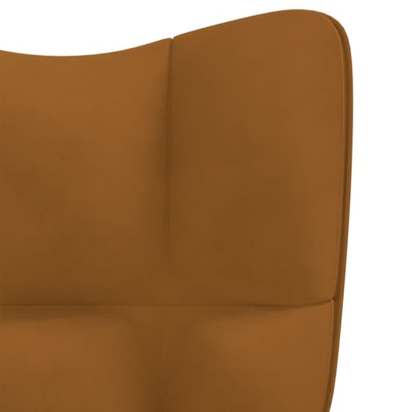 Vilstol brun sammet