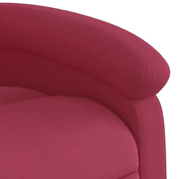 lænestol velour vinrød