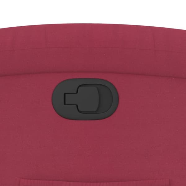 lænestol velour vinrød