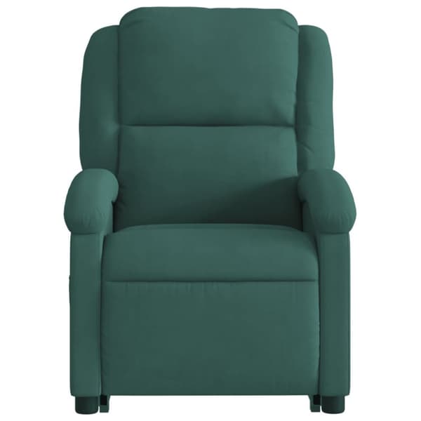 løftestol velour mørkegrøn