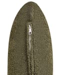 Miniatyrbilde 11 av 11: Lenestol Mørkegrønn Boucle Stoff Møbeltrekk Japandi Minimalistisk stil