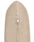 Miniatyrbilde 10 av 11: Lenestol Beige Polyester Stoff Polstring Minimalistisk Japandi-stil