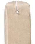 Miniatyrbilde 11 av 11: Lenestol Beige Polyester Stoff Polstring Minimalistisk Japandi-stil