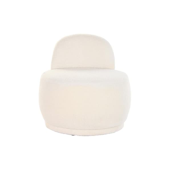 Lenestol DKD Home Decor Hvit 66 x 66 x 66 cm