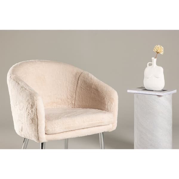Wanda lenestol teddy beige.