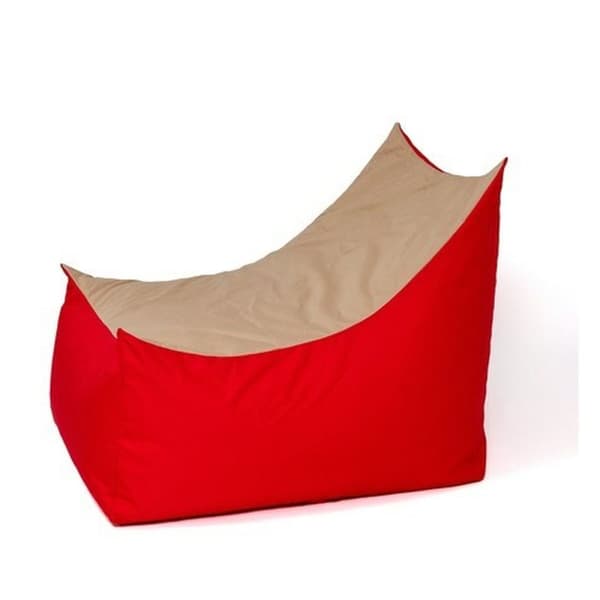 Puff GO GIFT Röd Beige Oxford tejido antidesgarros