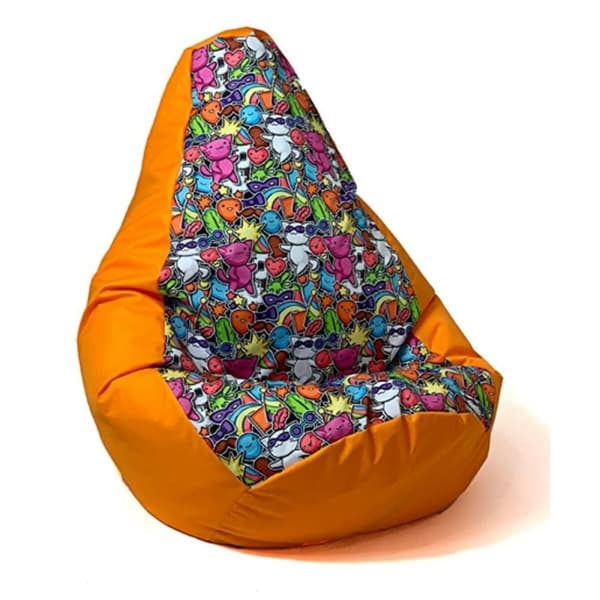 Puf GO GIFT Orange 130 x 90 cm Pære