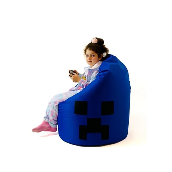 Pehmustettu istuin GO GIFT Sininen Oxford minecraft