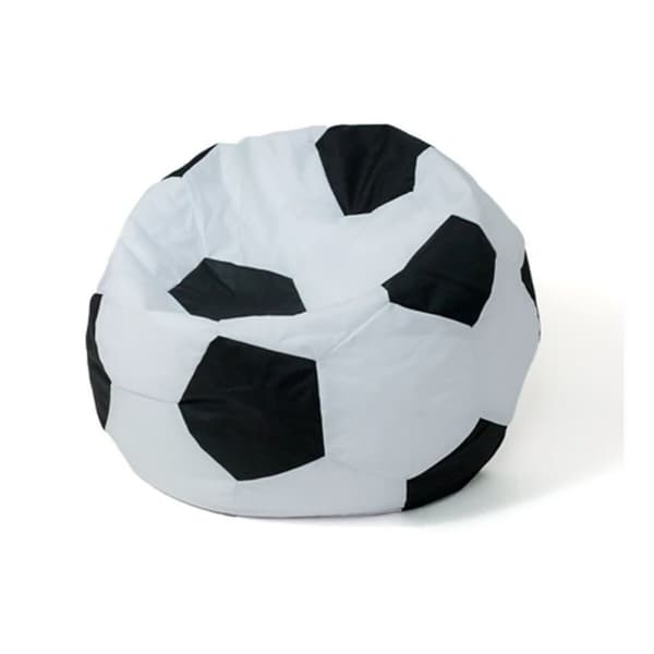 Puf GO GIFT Hvid Sort Oxford