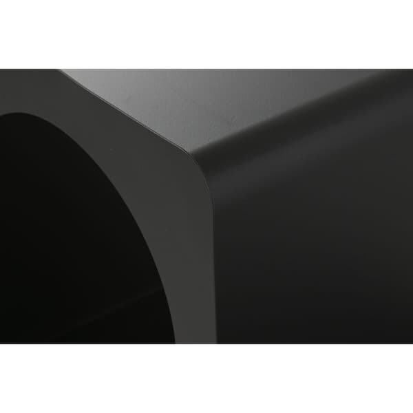 Sidobord Home ESPRIT Svart Metall 60 x 30 x 60 cm