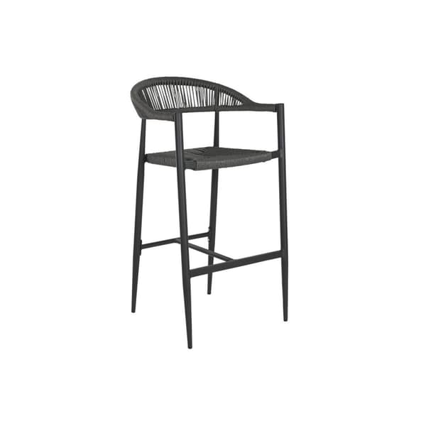 Jakkara Home ESPRIT Musta Tumman harmaa Alumiini Rottinki 52 x 55 x 105 cm
