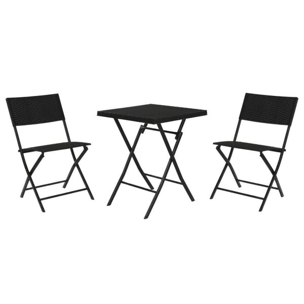 Hagemøbler Home ESPRIT Svart 58 x 58 x 71,5 cm