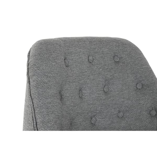 Lenestol DKD Home Decor Grå Metall 65 x 73 x 79,5 cm