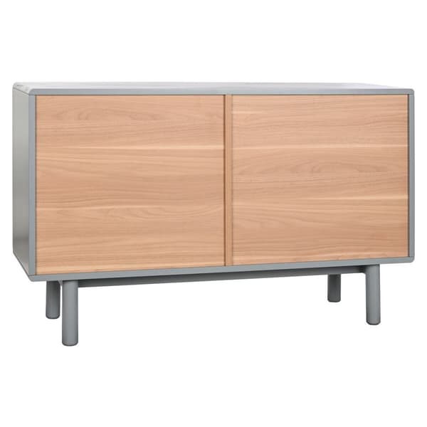 Lipasto Home ESPRIT Sininen Harmaa Luonnollinen polypropeeni Puu MDF 120 x 40 x 75 cm