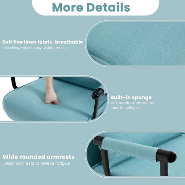 Rootz Cabriolet Sengestol - 3 i 1 Sovesofa - Foldestol - Justerbart ryglæn - Højelastisk skum - Kompakt design - 65 cm x 78 cm x 75 cm