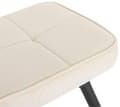 Miniatyrbild 8 av 8: Rootz Relax Stolset - Wing Lounge Chair - TV-stol - Manchester Klädd - Metallstomme - Fotpall - Stilren design - 99 cm x 44 cm x 60 cm