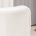 Pikkukuva 9 / 10: Rootz Wingback Accent -tuoli - Reading Nook -tuoli - Lepotuoli - Faux Lamb -kangas - High-Density Foam - 71cm x 77cm x 102cm