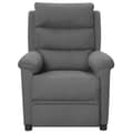 Miniatyrbild 2 av 2: Reclinerfåtölj ljusgrå tyg