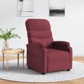 Miniatyrbild 1 av 2: Reclinerfåtölj vinröd tyg