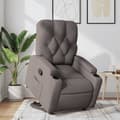 Miniatyrbild 1 av 2: Reclinerfåtölj med uppresningshjälp taupe tyg