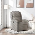 Miniatyrbild 1 av 2: Reclinerfåtölj taupe tyg